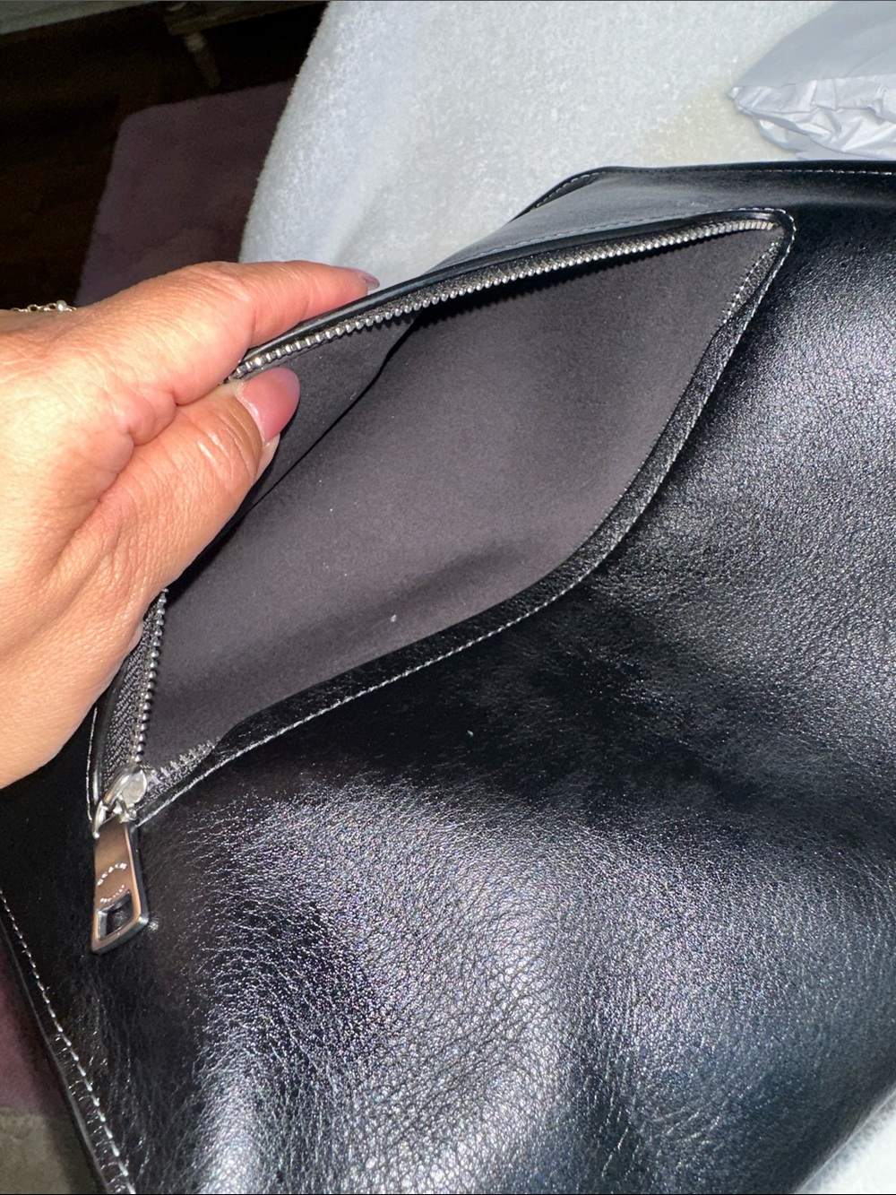 Coach Chain Tabby 30 Bag Leather with Silver - Picture 10 of 11
